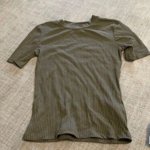 Army green tee